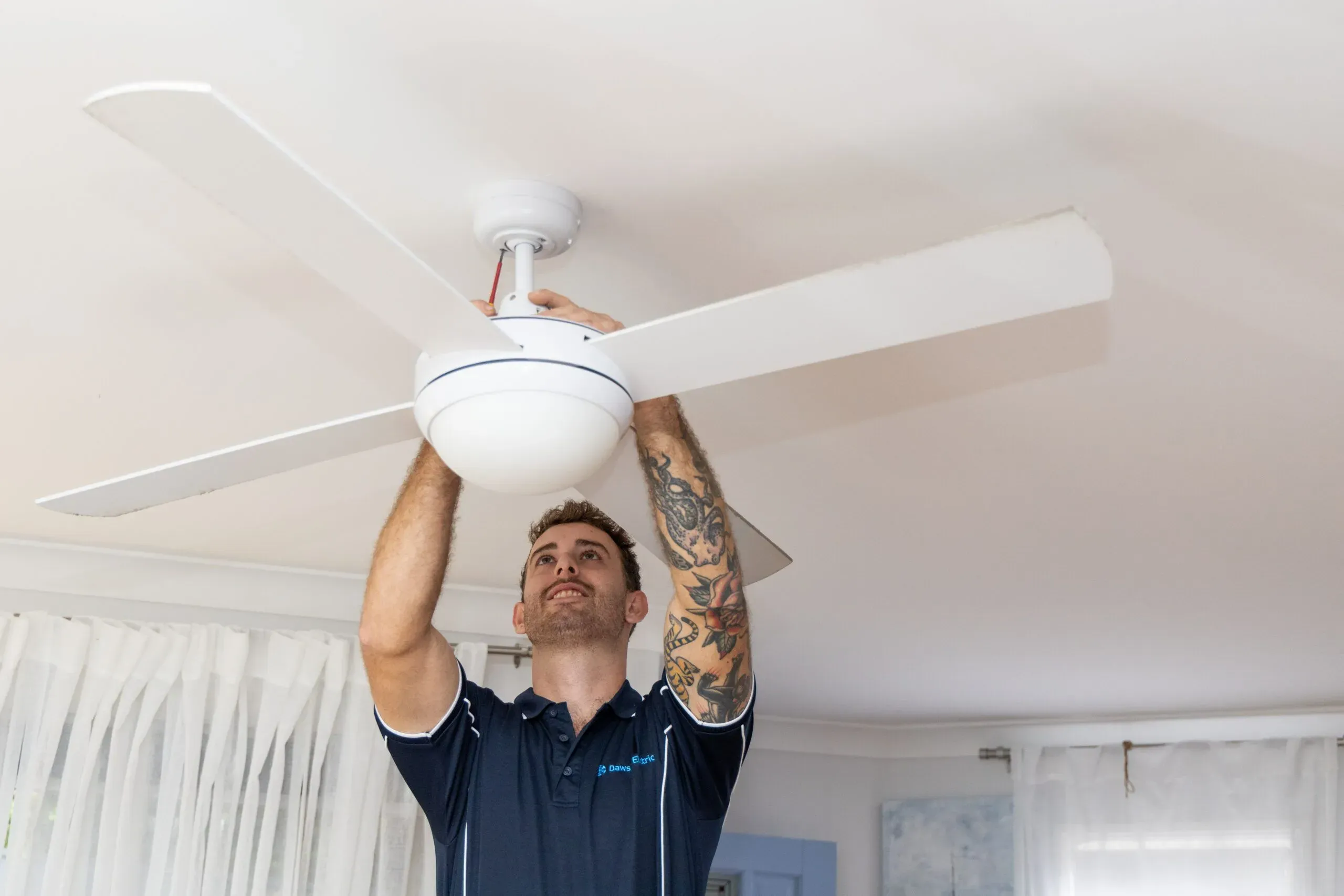 Ceiling Fan Installation - Professional Electrician Service